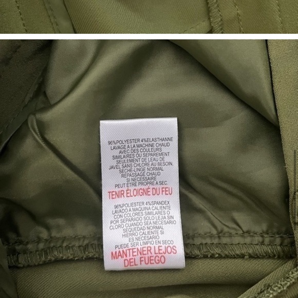 JASON WU | NWOT Green Pleated Waist Belted Pants - Size 12 - Picture 7 of 8